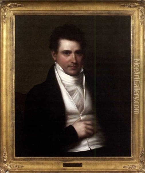 Portrait Of Dr. William Jones Oil Painting - Charles Bird King