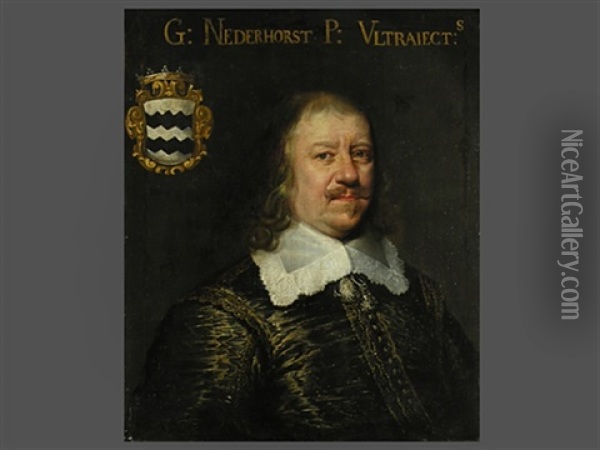 Bildnis Des Godard Van Reede Van Nederhorst Oil Painting - Gerard ter Borch the Younger
