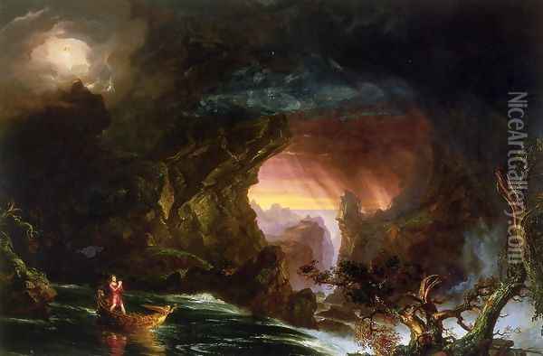 The Voyage of Life: Manhood Oil Painting - Thomas Cole