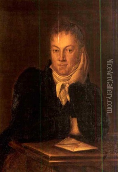 Portrat Karl Martin Kopp Von Beromunster Oil Painting - Joseph Reinhart