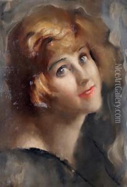 Ritratto Di Donna Oil Painting - Ambrogio Antonio Alciati