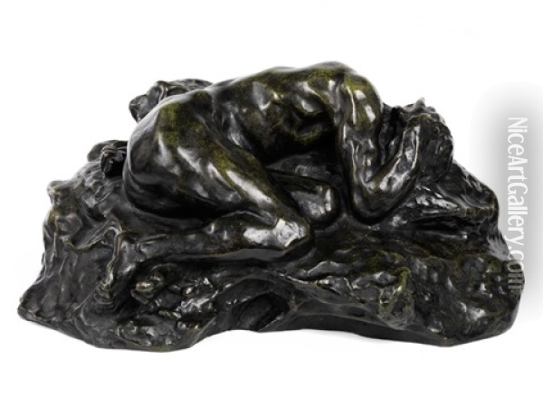 Die Verzweiflung Oil Painting - Auguste Rodin