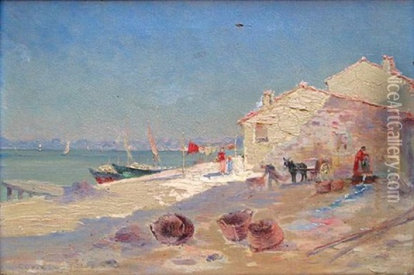 Martigues Oil Painting - Cyrille Besset