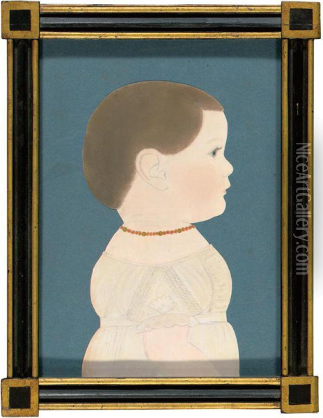 Portrait Of Helen Mann (rugg), Of Fitchburg, Massachusetts Oil Painting - Ruth Henshaw Bascom
