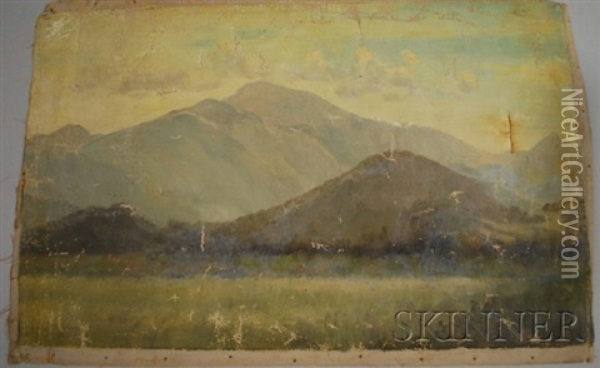 Rocky Mountains (study) Oil Painting - Albert Bierstadt