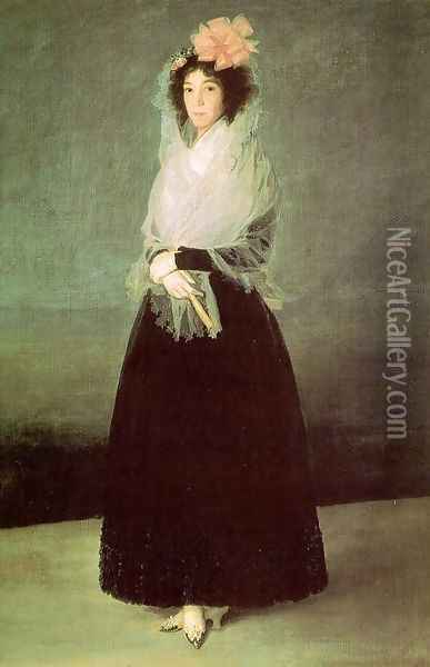 The Countess Of El Carpio Oil Painting - Francisco De Goya y Lucientes