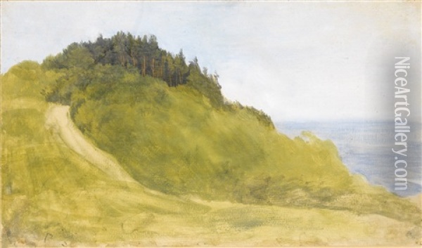 Box Hill, Surrey Oil Painting - Samuel Palmer