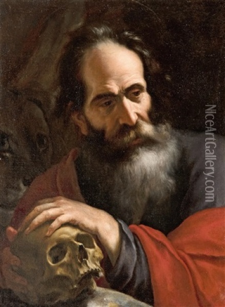 Der Heilige Hieronymus Oil Painting - Pietro (Monrealese) Novelli