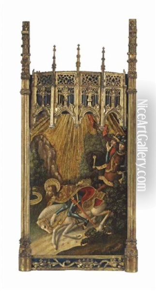 The Conversion Of Saint Paul Oil Painting - Bartolome (de Cardenas) Bermejo