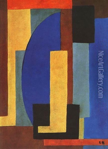 Picturial Architecture 1922 Oil Painting - Karl Brulloff