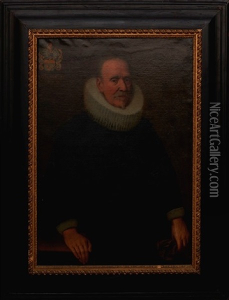 Portrait Of A Nobleman Oil Painting - Frans Pourbus the younger