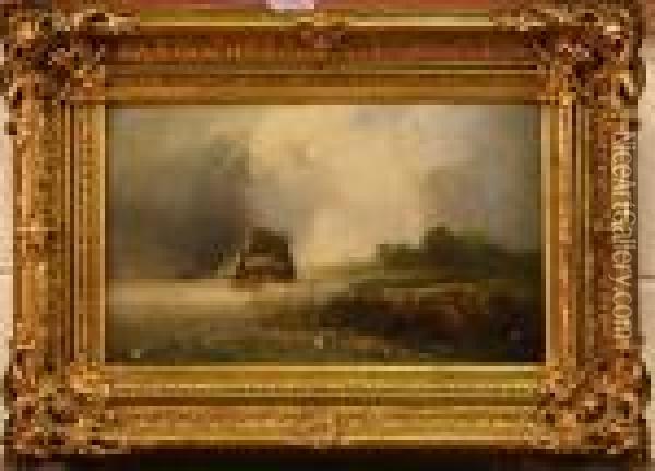 Rush Gathering Oil Painting - Edmund Morison Wimperis