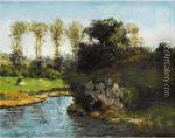Paysage De Saintonge Oil Painting - Gustave Courbet