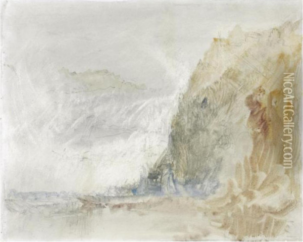 Falls Of Schaffhausen On The Rhine Oil Painting - Joseph Mallord William Turner