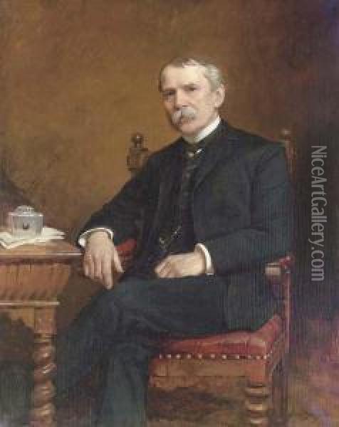 Portrait Of George C. Troutman Oil Painting - Cecilia Beaux