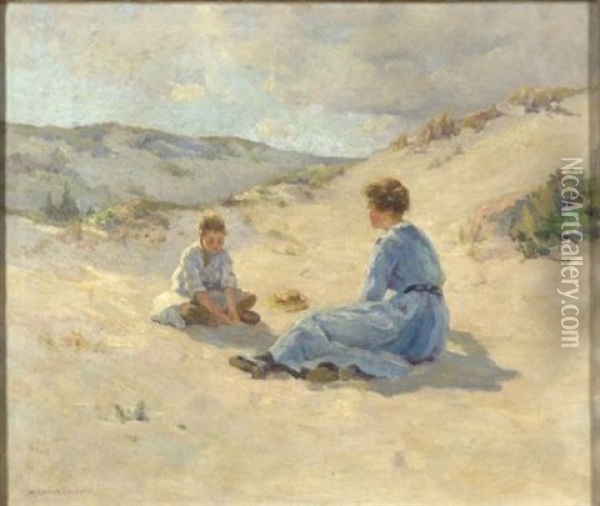 Midsummer Oil Painting - Melbourne H. Hardwick