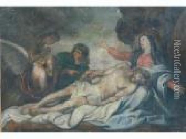 La Deploration Sur Le Christ Mort Oil Painting - Sir Anthony Van Dyck