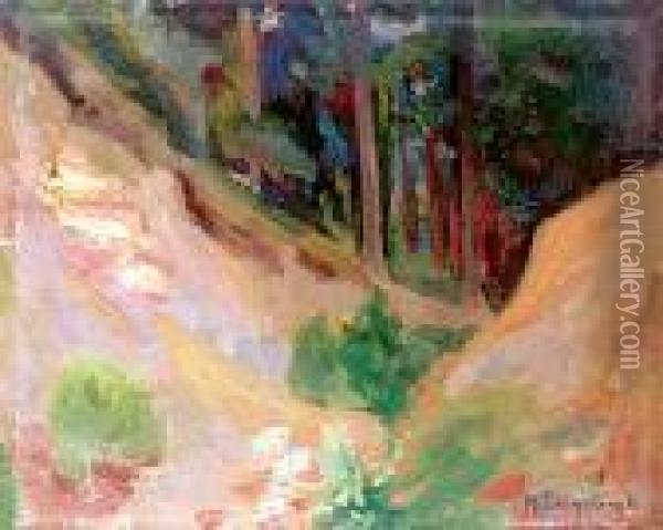 Lesny Parow Oil Painting - Henryk Szczyglinski