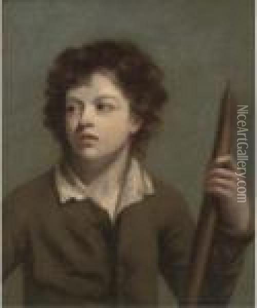 Portrait Of A Boy Oil Painting - John Opie