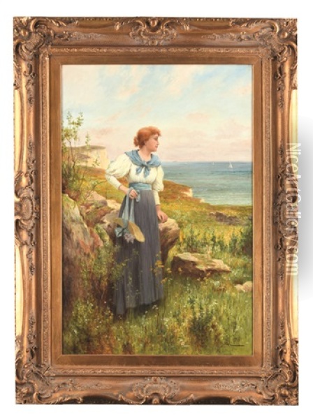 Summertime Oil Painting - Alfred Glendening Jr.