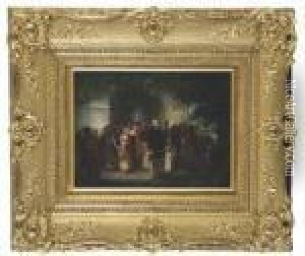 The Country Curate Oil Painting - Thomas Stothard
