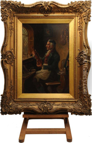 The Connoisseur Oil Painting - Alexander Austen