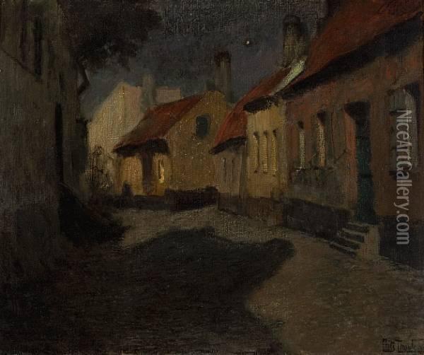 Untitled Oil Painting - Fritz Thaulow