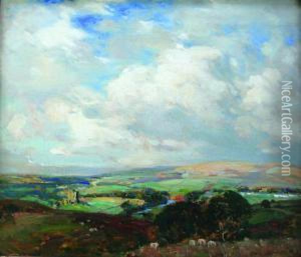 Near Dundonald Oil Painting - John Campbell Mitchell