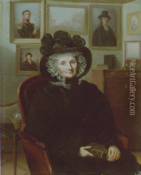 Bildnis Der Elisabeth De Freudenreich Oil Painting - Johann Daniel Caspar Mottet