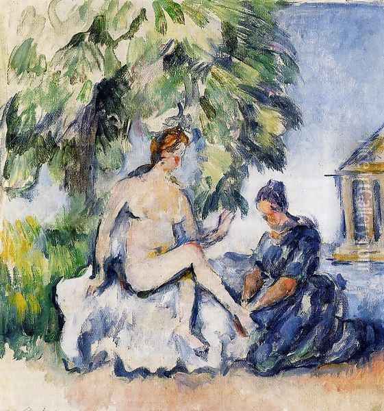 Bathsheba 2 Oil Painting - Paul Cezanne