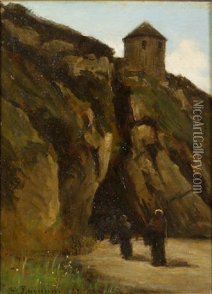 Porte De Toul Oil Painting - Leon Gustave Ravanne