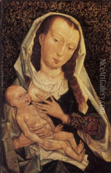 The Virgin And Child Oil Painting - Dieric Bouts the Elder
