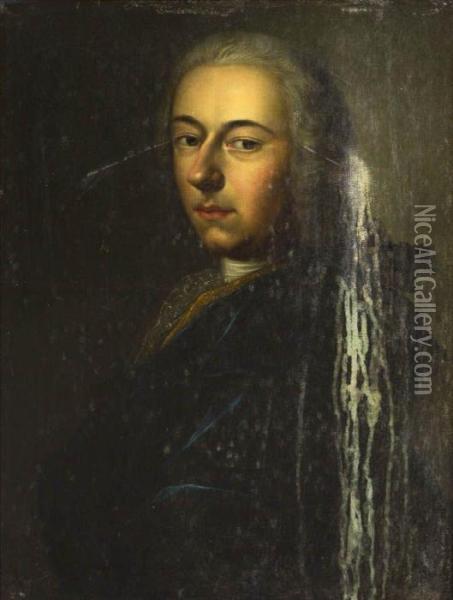 Portrait Of A Gentleman Oil Painting - Gerard Jan Palthe