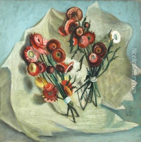 Flower Still Lifes Oil Painting - Florence Dunbar