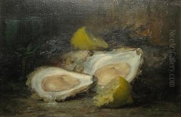 Nature Morte Aux Huitres Et Citron oil painting reproduction by Leo Van