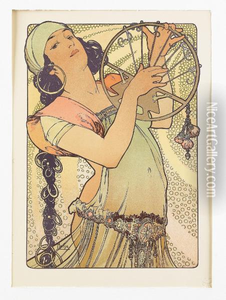 Salome Oil Painting - Alphonse Maria Mucha