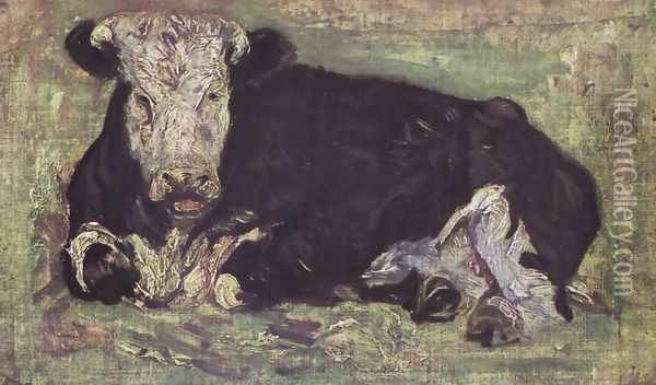 Vache allongée 1883 Oil Painting - Vincent Van Gogh