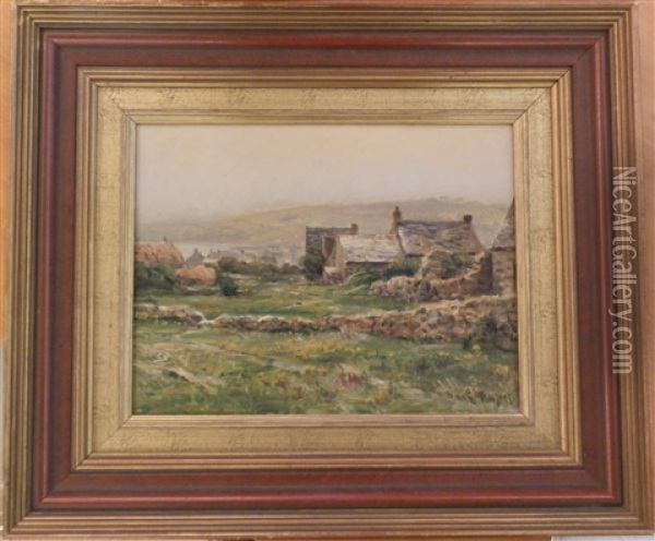 Paysage De Bretagne Oil Painting - Georges Philibert Charles Marionez