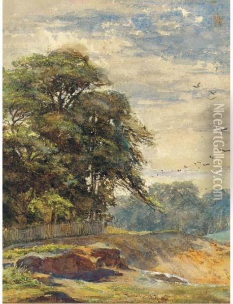 Hampstead Heath Oil Painting - Helen Mary Elizabeth Allingham