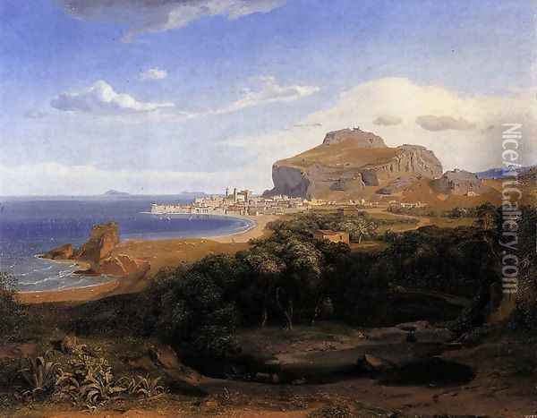 Cefalu 1830 Oil Painting - Carl Rottmann