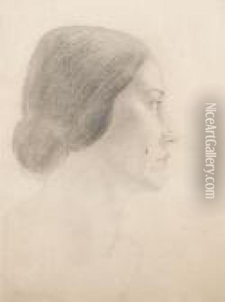 La Sorella Del Pittore, (1924) Oil Painting - Ubaldo Oppi