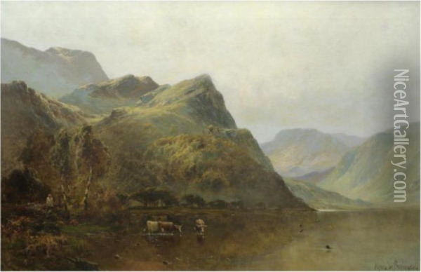 Lodore Oil Painting - Alfred de Breanski