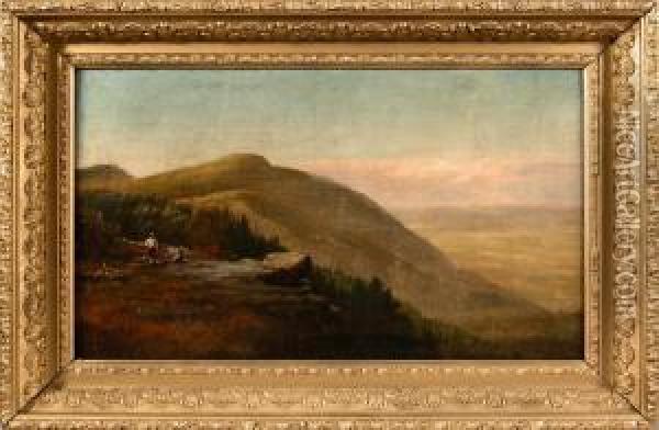 Mist In The Valley Oil Painting - Ralph Albert Blakelock
