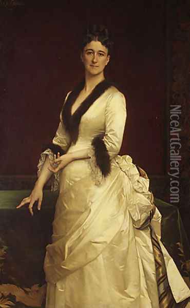 Catharine Lorillard Wolfe (1828-1887) Oil Painting - Alexandre Cabanel