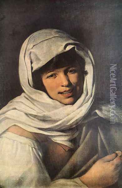 The Girl with a Coin (Girl of Galicia) 1645-50 Oil Painting - Bartolome Esteban Murillo