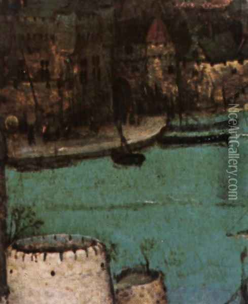 The Tower of Babel (detail) 20 Oil Painting - Pieter the Elder Bruegel