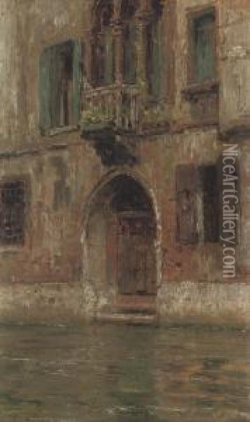 The House Of Lord Byron, Venice Oil Painting - Bernard Hay