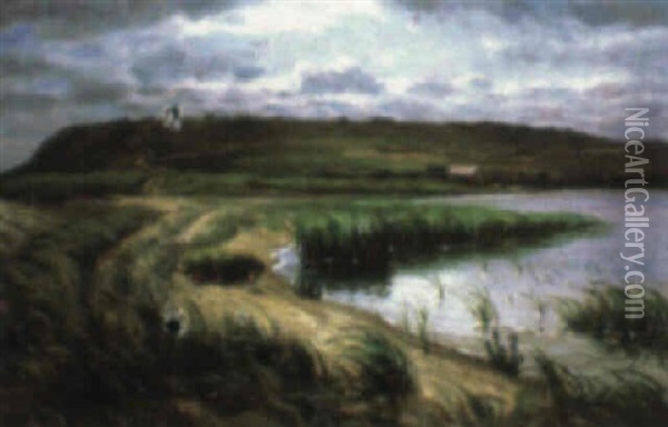 Nantucket, Sand Dunes Oil Painting - John Colin Forbes