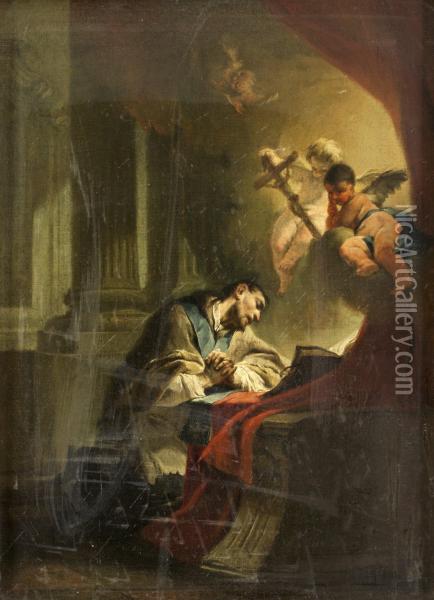 Hans Art, Ignatius Av Lojola Oil Painting - Sebastiano Ricci