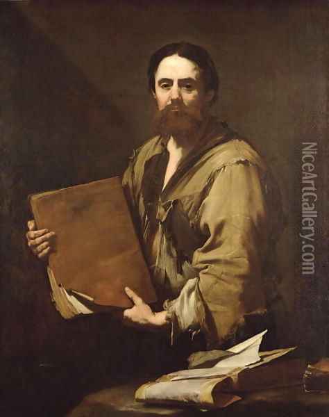 A Philosopher 1630 Oil Painting - Jusepe de Ribera